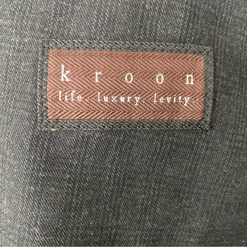 Kroon Gray 2 Button Sport Coat Blazer Jacket Mens Size 45R